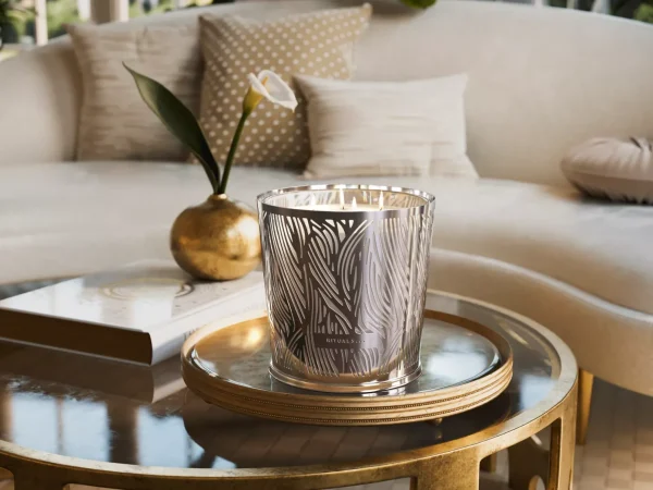 Store Duftlys | Eksklusive Duftlys^Rituals Large Orris Mimosa Scented Candle With Metal Sleeve