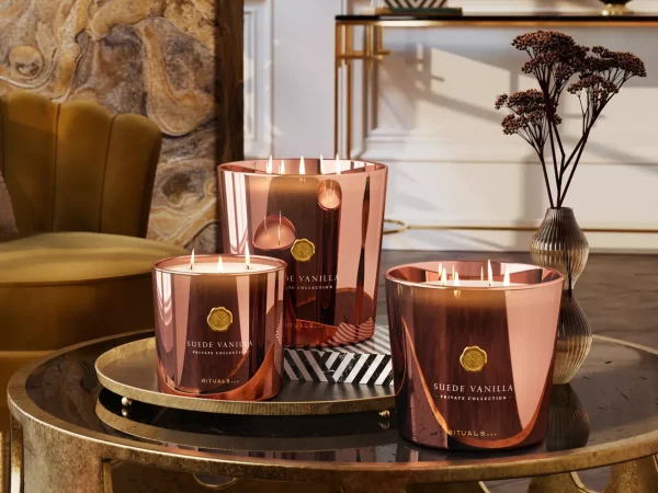 Eksklusive Duftlys^Rituals Medium Suede Vanilla Scented Candle