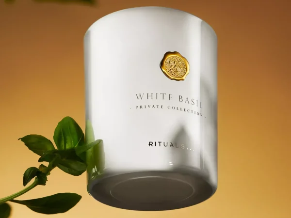 Eksklusive Duftlys^Rituals White Basil Scented Candle